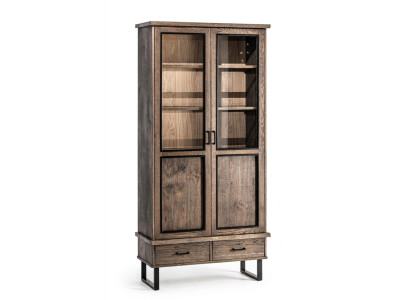 Klassische Vitrine Schrank italienische Möbel Vitrinenschrank Vitrinen Neu 22802