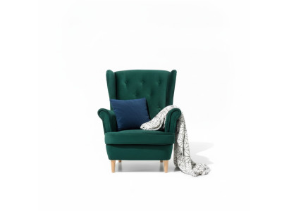 Couch Sofa Sessel Design Sitzer Leder Lounge Club Polster Luxus Ohren