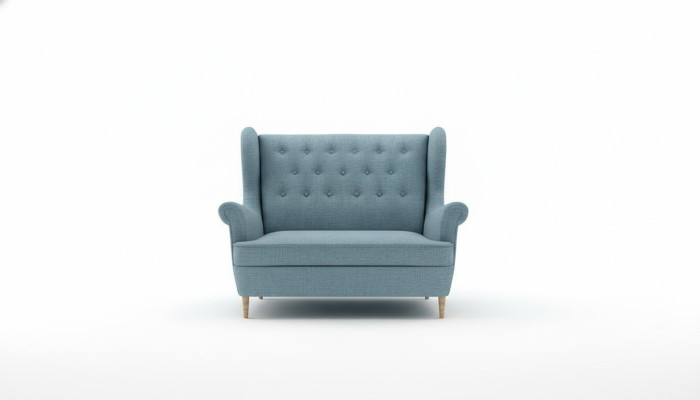Bank Chesterfield Zweisitzer 2er Sitzer Sofa Couch Polster Samt Couchen