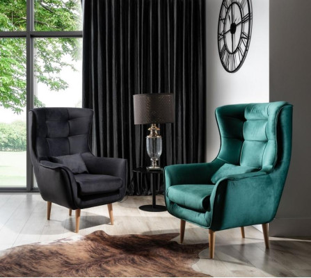 Sessel Club Lounge Designer Lehn Stuhl Polster Sofa 1 Sitzer Fernseh Neu Textil