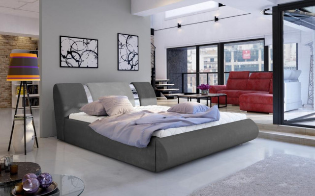 Luxus Boxspring Bett Schwarz Weiß Betten Schlafzimmermöbel Design Doppel Hotel