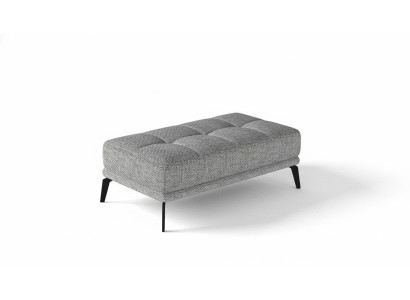 Lounge Fußhocker Hocker xxl Club Ottomane Pufa Leder Textil Ottoman Designer Neu