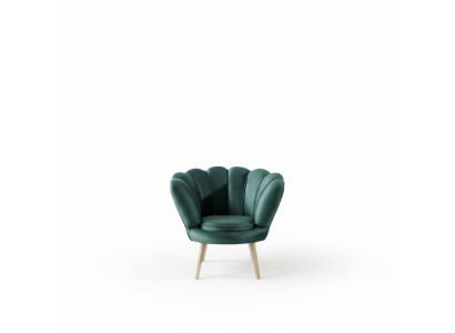 Sessel Club Lounge Stuhl Polster Sofa 1 Sitzer Relax Fernseh Grün 