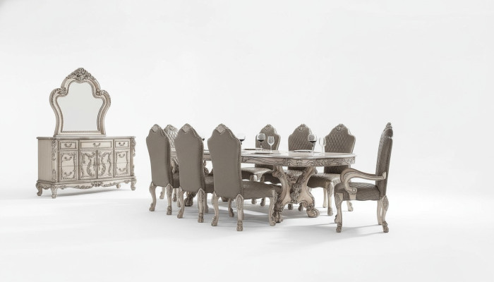 Großer Ritter Tisch Barock Esstisch xxl 345cm Holz Tische Klassische Möbel Neu