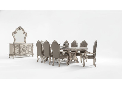 Großer Ritter Tisch Barock Esstisch xxl 345cm Holz Tische Klassische Möbel Neu