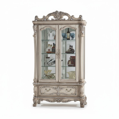 Vitrine Anrichte Schränke Design Italienische Möbel Schrank Luxus Barock Holz