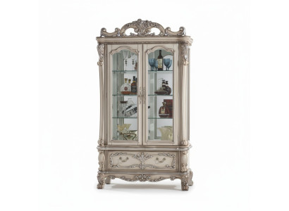 Vitrine Anrichte Schränke Design Italienische Möbel Schrank Luxus Barock Holz