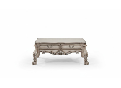 Couchtisch Tisch Sofa Tische Beistelltisch Wohnzimmer Design Beige Holz Barock