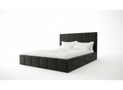 Doppelbett Luxus Samt Textil Bett Doppel Schlafzimmer Design 160x200cm