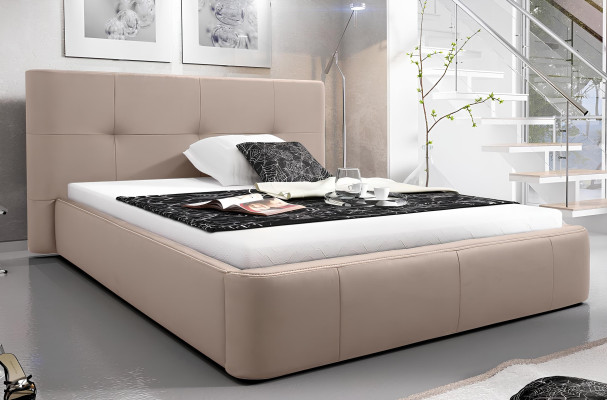 Bett Polster Design Luxus Doppel Hotel Betten Schlaf Zimmer Modern Leder