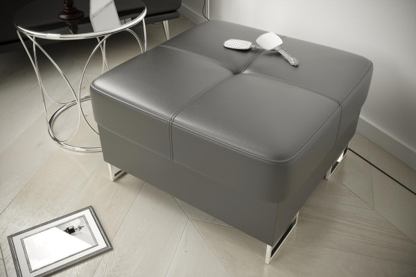 Hocker Bank Textil Stoff Holz Stil Designer Neu Sitz Polster Bank Polster Sitz