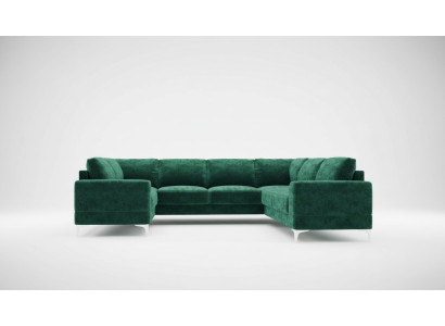 Wohnlandschaft Polsterecke Sofa Couch Sofas Neu Wohnzimmer Samt Ecksofa U-Form