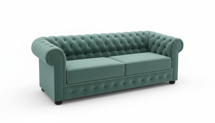 Design Sofa Couch 3 Sitzer Polsterung Leder Big Sofas Textil Chesterfield 