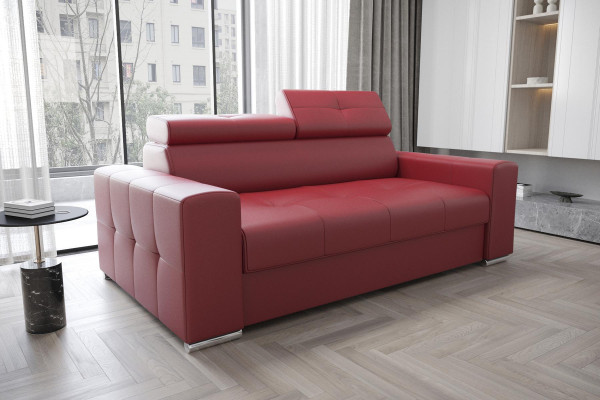 Couch Polster Textil Leder Sofa Design 2 Sitzer Sofas Couchen Multifunktion Neu