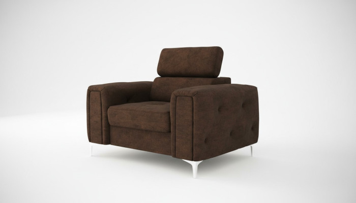 Sofa Stoff Couchen Polster Textil Neu Chesterfield Sessel Fernseh Couch 1 Sitzer