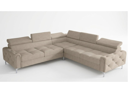 Design Sofa Couch Ecke Multifunktion Polsterung Wohnzimmer L Form Textil Neu