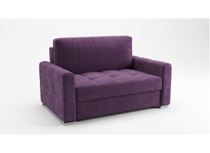 Sessel Relax Textil Lounge Club Polster Design Couch Sofa Sitzer Luxus Lila Neu