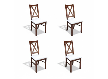Gruppe Stühle Textil Polster Stühle Garnitur Neu Set 4x Esszimmer Stuhl Sitz Neu