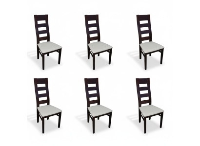 Gruppe Stoff Textil Neu Esszimmer Restaurant Design Stuhl 6x Stühle Set Sessel