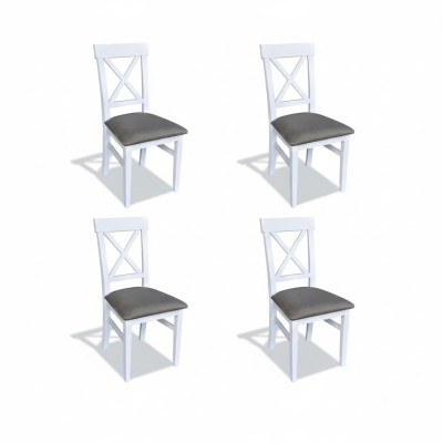 Garnitur Sessel Neu 4x Stühle Stuhl Polster Design Veranda Küchen Sitz Esszimmer