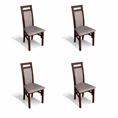 Modernes Stuhl Set Sitz Polster Garnitur Esszimmer 4x Stühle Küche Gruppe Neu