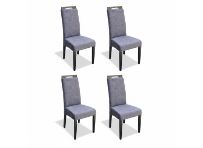 Küche Ess Gruppe Set Stuhl Garnitur Sitz Polster Holz 4x Stühle Lehn Stühle
