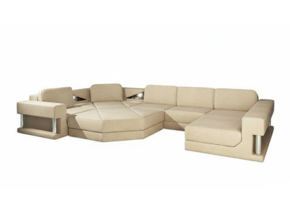 Ecksofa Polster Sitz Stoff Couch Sofas Couchen U Form Wohnlandschaft Möbel Neu