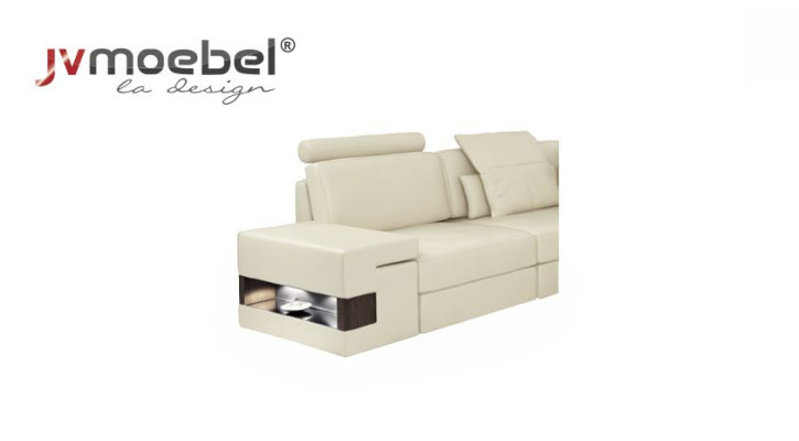 Schlaf Ecksofa Wohnlandschaft Ecksofa Polster Eck Sitz Couch Modern L Form Big