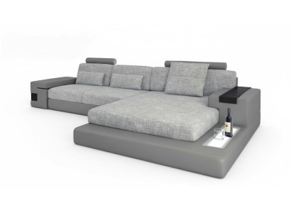 Design Ecksofa Leder L-Form Modern Style Couch Polstermöbel Wohnzimmer Neu