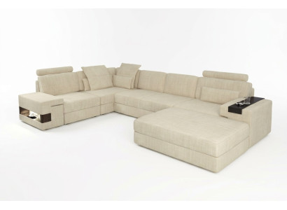 Textilsofa L-Form Sofa Möbel Wohnzimmer Ecke Design Modern Weich Stil 2tlg.Set