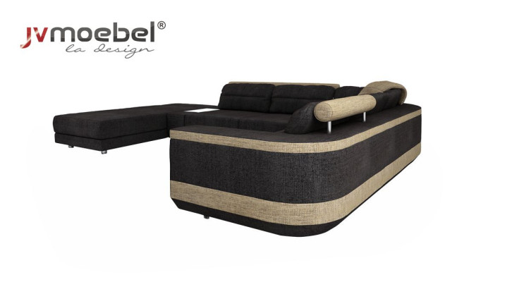 Design Couch Ecksofa Wohnlandschaft Sofa U Form Polster Couchen Textil Couchen