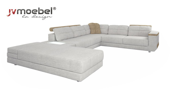 Eck Sofa Couch Polster Ecke Leder Sofa Couchen Möbel Neu Wohnlandschaft U Form