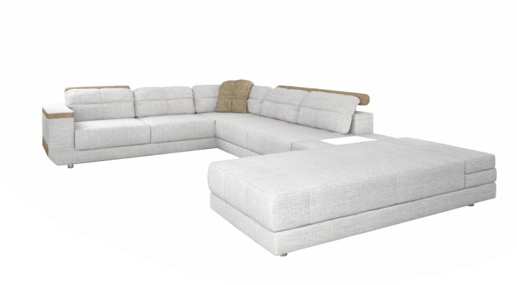 Eck Sofa Couch Polster Ecke Leder Sofa Couchen Möbel Neu Wohnlandschaft U Form