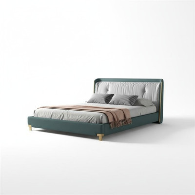 Doppelbett Betten Design Polster Schlafzimmer 180x200cm Modern Holz