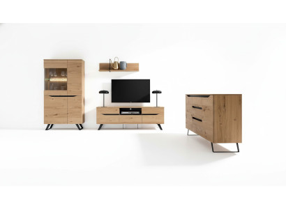 Kommode Sideboard Highboard Schrank Anrichte 2 Türen 3 Schubladen Regal Hotel