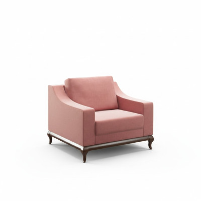 Sessel Design Möbel klassische Stil Wohnzimmer 95 x 100 cm Lounge Sessel Neu
