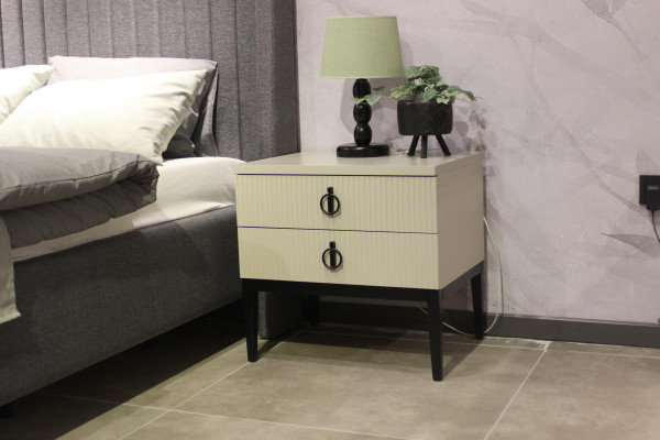 Luxuriöses Schlafzimmer Set Designer Doppelbett Elegant 2x Nachttische