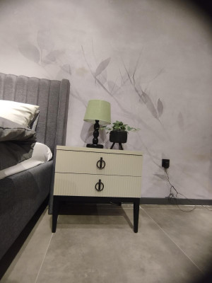 Schlafzimmer Beistelltisch Luxus 2x Nachttische Elegante Nachttische 2x