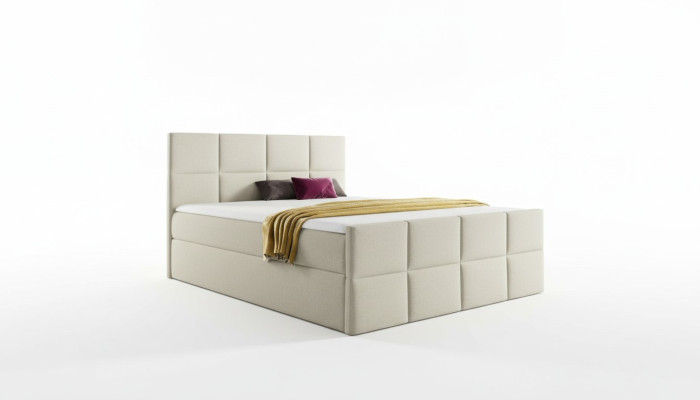 Bett Bettkasten Boxspringbett Schlafzimmer Polster Design Doppel Hotel Modern
