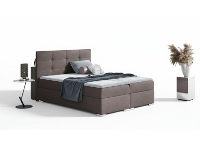 Bett Bettkasten Boxspringbett 160x200 Schlafzimmer Design Doppel Hotel Modern