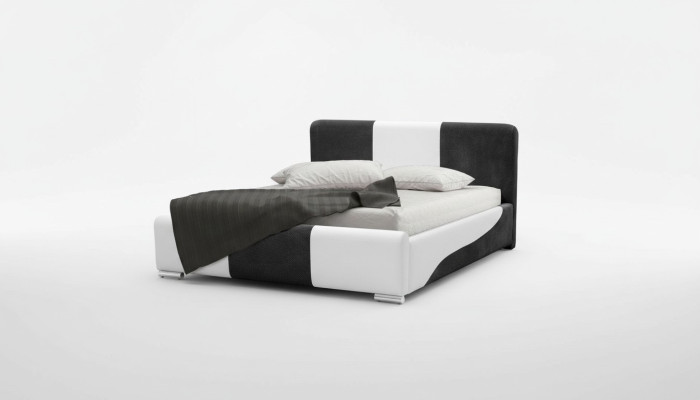 Bett Bettrahmen Schlafzimmer Design Doppel Hotel Modern Stoff 160x200 Betten Neu