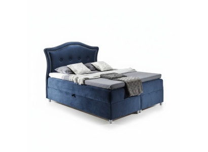 Stoff Boxspringbett Textil Design Doppel Hotel Modern Schlafzimmer Bett Betten