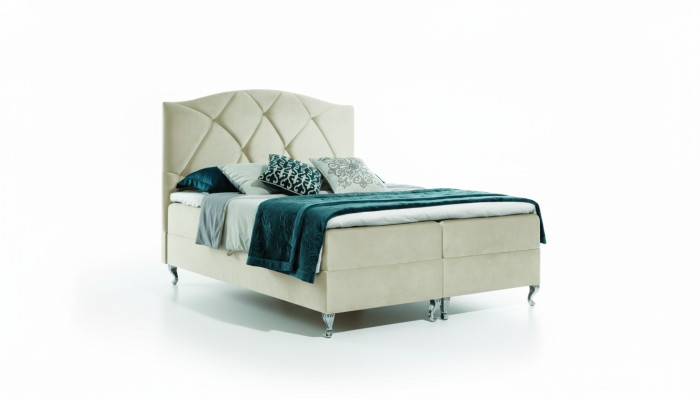 Chesterfield boxspring bett möbel betten king size samt hotel neu schlafzimmer