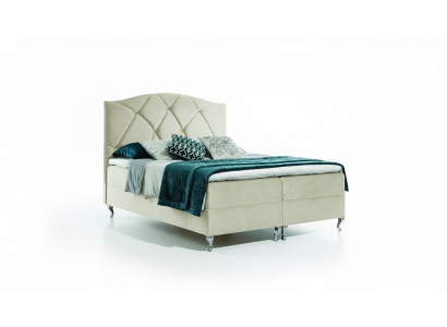 Chesterfield boxspring bett möbel betten king size samt hotel neu schlafzimmer