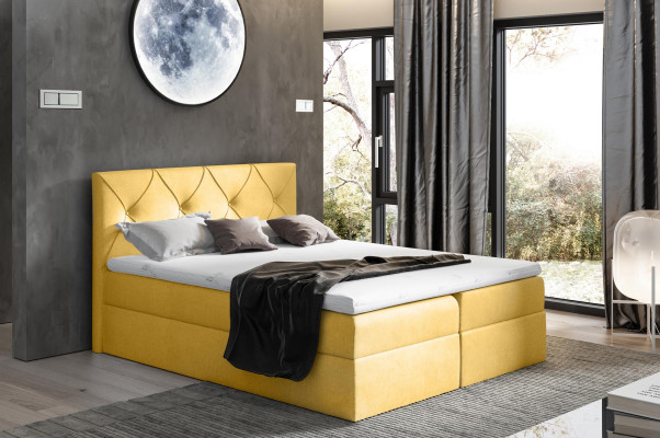 Modern Bett Schlafzimmer Betten 200x200 Boxspringbett Textil Design Doppel