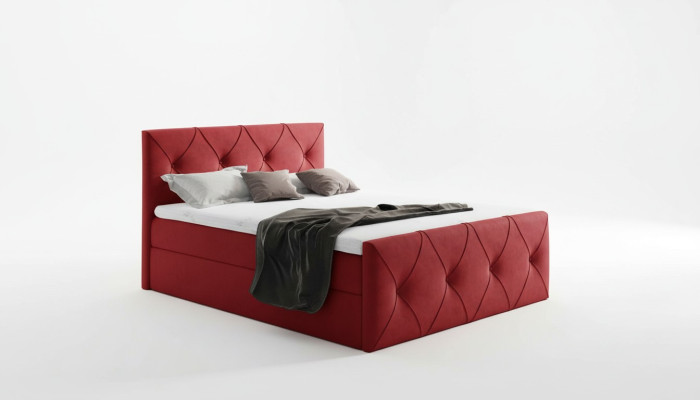 Bettkasten Bett Schlafzimmer Betten Boxspringbett Textil Design Doppel Hotel Neu