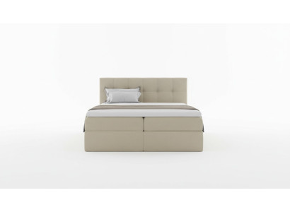 Stoff Boxspringbett Textil Design Doppel Hotel Schlafzimmer Modern Bett Betten