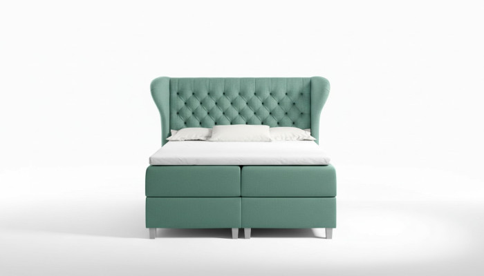 Bett Chesterfield boxspring möbel betten king size samt hotel neu schlafzimmer