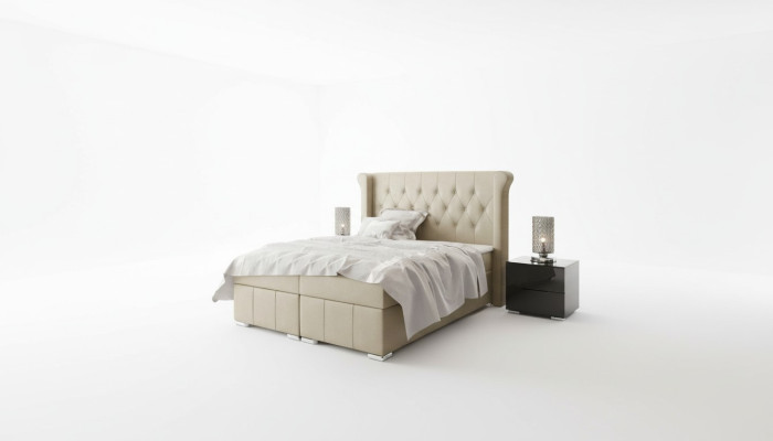 Chesterfield Bett + Bettkasten Boxspring Betten Schlafzimmer Hotel Alle Größen !