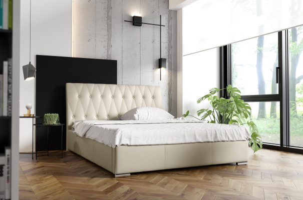 Doppelbett Bettrahmen Ehebett Bettgestell Bett Polsterbett Betten Polyester Neu